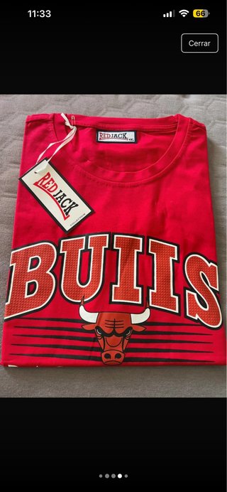 Camiseta Bulls Basketball Roja