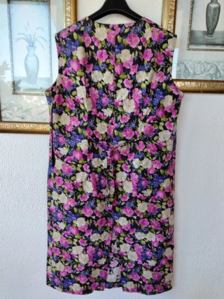 Vestito floreale fatto a mano taglia unica
