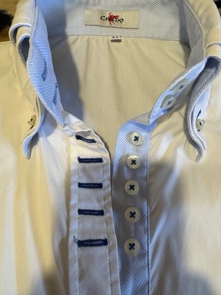 Camisa blanca entallada Mujer