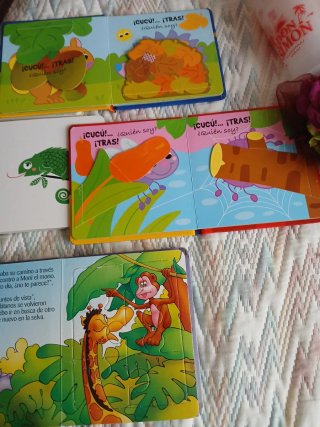 LOTE 5 LIBROS INFANTILES+OTRO LIBRO DE REGALO