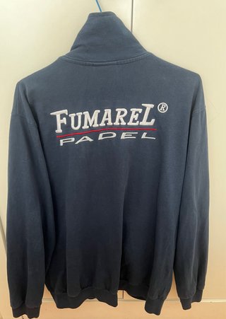 SUDADERA “FUMAREL PÁDEL” AZUL MARINO TALLA XL