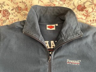 SUDADERA “FUMAREL PÁDEL” AZUL MARINO TALLA XL