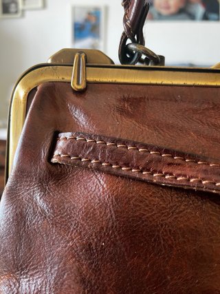 Borsa The Bridge vintage pelle marrone