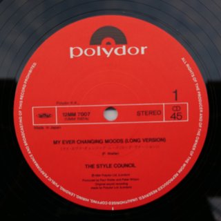 The Style Council My Ever Changing Moods 12