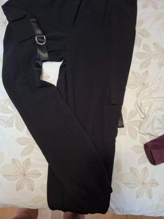 Pantalones negros Simone Camaleónica Talla XS