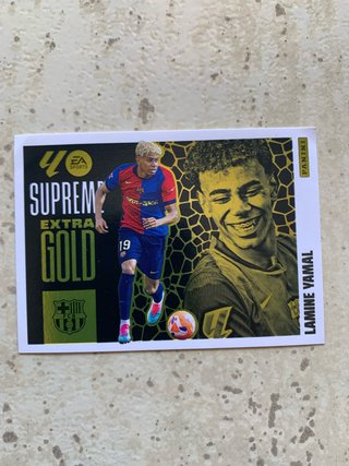 Cromo Lamine Yamal Extra Gold Panini