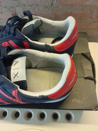 Zapatillas Armani Exchange AX Azul/Rojo