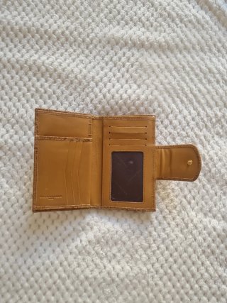 Portafoglio Balenciaga in coccodrillo marrone