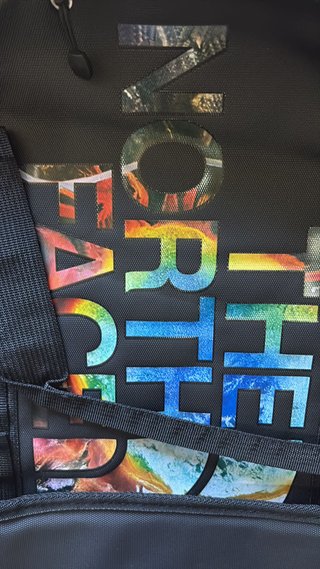 Zaino The North Face Nero Arcobaleno