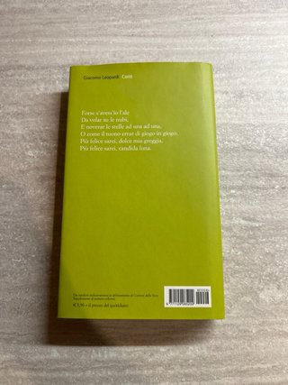 Giacomo Leopardi - Canti