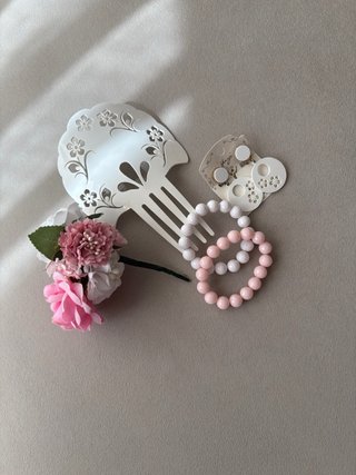 Vestido Gitana Lunares Rosa y Blanco