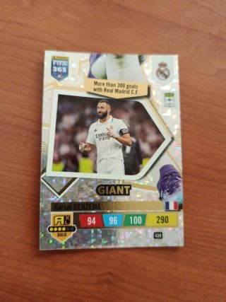 Carta Adrenalyn XL FIFA 365 Karim Benzema