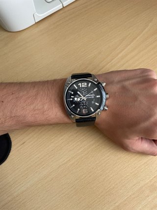 Reloj Diesel Negro y Plateado