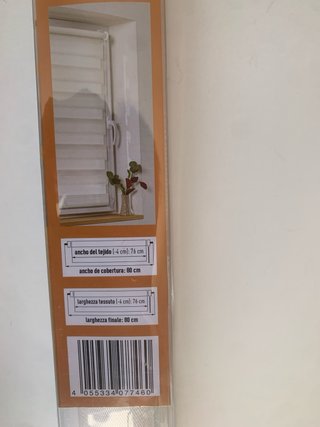 Estor blanco 80x150
