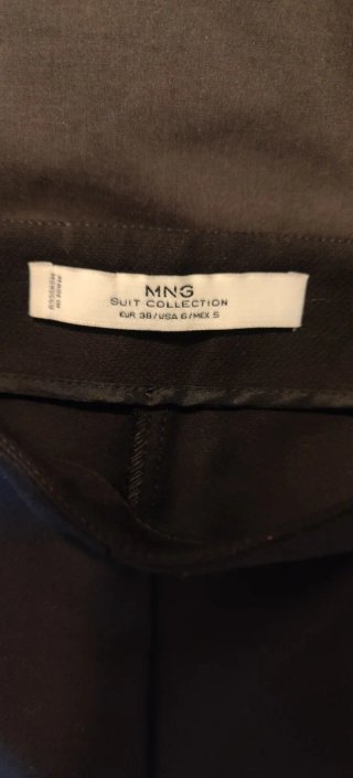 Pantalón Mango Negro Talla M