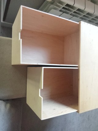 Organizador Ikea CDs Madera Beige