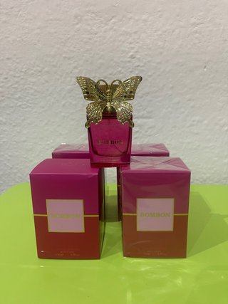 Perfume Mujer Bombon Mariposa Dorado