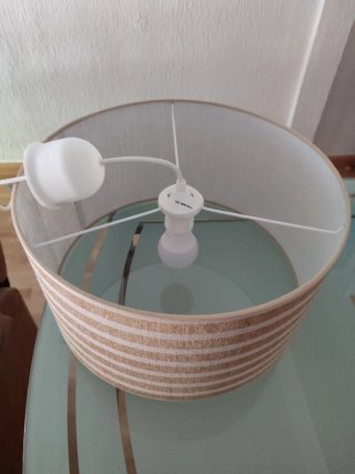 Lámpara de tela Ikea