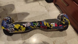 Hoverboard con silla y luces