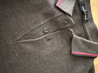 Polo Fred Perry gris oportunidad excepcional