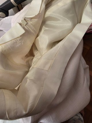 Traje crema hecho a medida