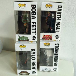 ÚLTIMA OFERTA Pack 4 Funkos Star Wars Impressions
