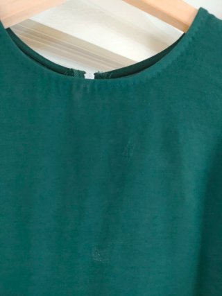 Blusa sin mangas verde Stradivarius Talla S