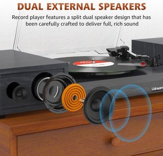 Tocadiscos Bluetooth con altavoces NUEVO