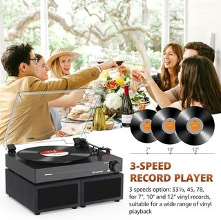 Tocadiscos Bluetooth con altavoces NUEVO