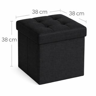 Puff Almacenamiento Wonduu 38x38x38cm