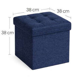Puff Almacenamiento Wonduu 38x38x38cm