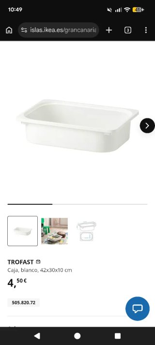 Estantería Trofast Ikea Blanca+ Cajas