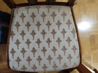 Mesa comedor madera maciza con 6 sillas