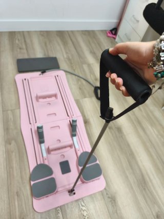 Tabla Mini Pilates Reformer con Bandas