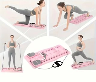 Tabla Mini Pilates Reformer con Bandas