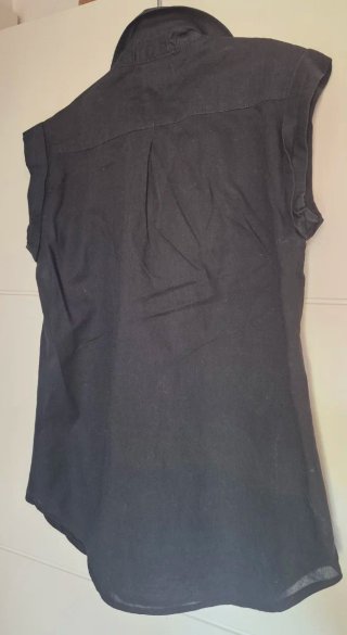 Blusa Negra  Sin Mangas Talla S