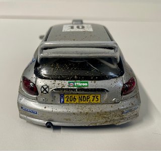 Peugeot 206 WRC Scalextric. Alerón repro.