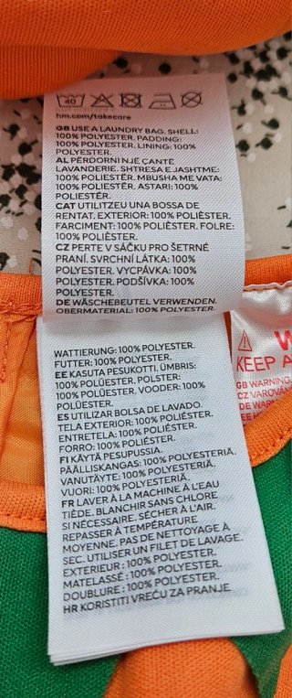 Disfraz Calabaza H&M Talla 6 Meses