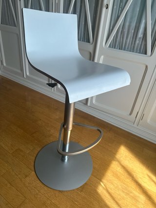 Taburete alto ajustable metal y metal