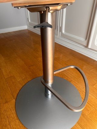 Taburete alto ajustable metal y metal