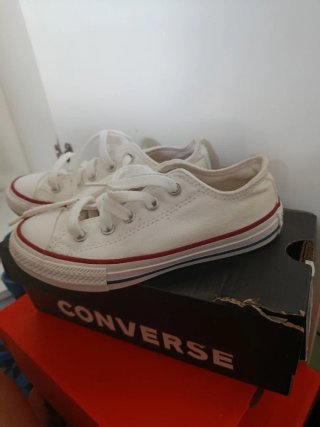 Converse YTH C/T All Star Ox Blanco