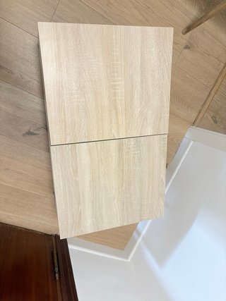 Mesa centro madera y patas negras