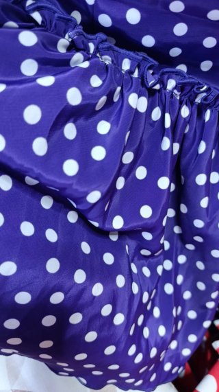 Traje Flamenca Morado Lunares