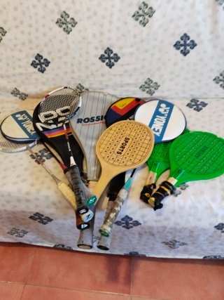Lote Raquetas Tenis, Pádel y Bádminton