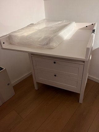 Cambiador bebé blanco