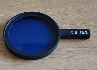 Filtro Blu Leitz/Leica CB16.5 x Microscopio