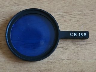 Filtro Blu Leitz/Leica CB16.5 x Microscopio