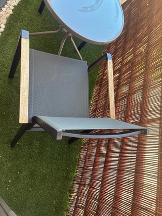4 Sillas Jardin de diseño y tumbona GRATIS