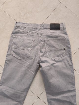 Jeans Trussardi grigi a coste