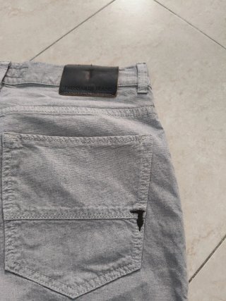 Jeans Trussardi grigi a coste